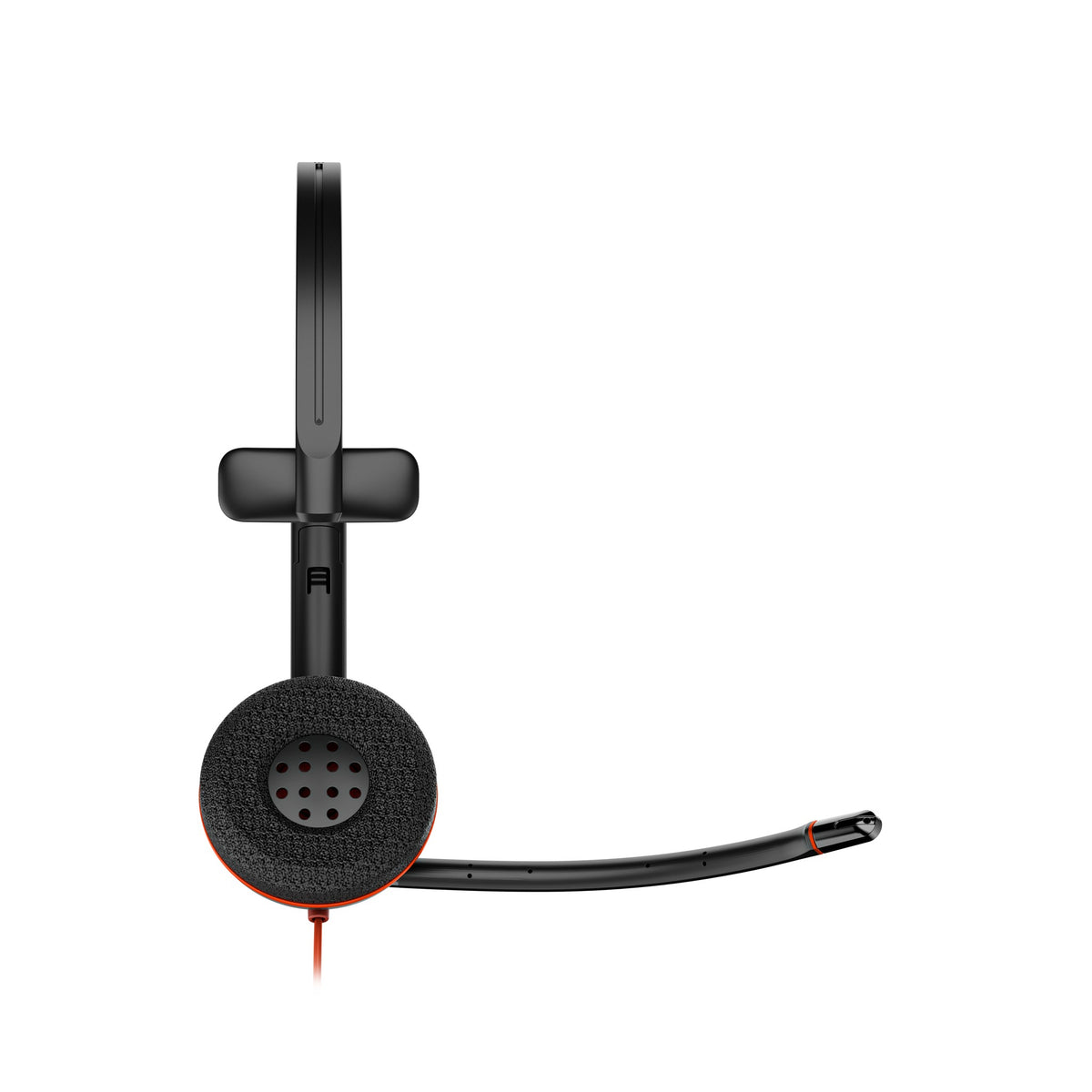 Poly Blackwire 3215 mono USB-C headset with 3.5 mm plug and USB-C/A adapter (8X227A6) - detail view