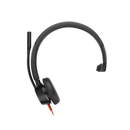 Poly Blackwire 3315 Microsoft Teams mono USB-C headset with 3.5 mm plug and USB-C/A adapter (8X218AA) - main product image