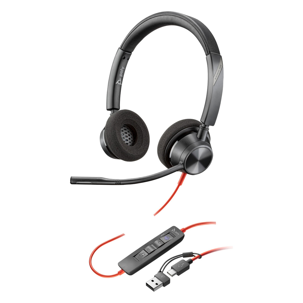 Poly Blackwire 3320 MS (8X220AA) – view 2