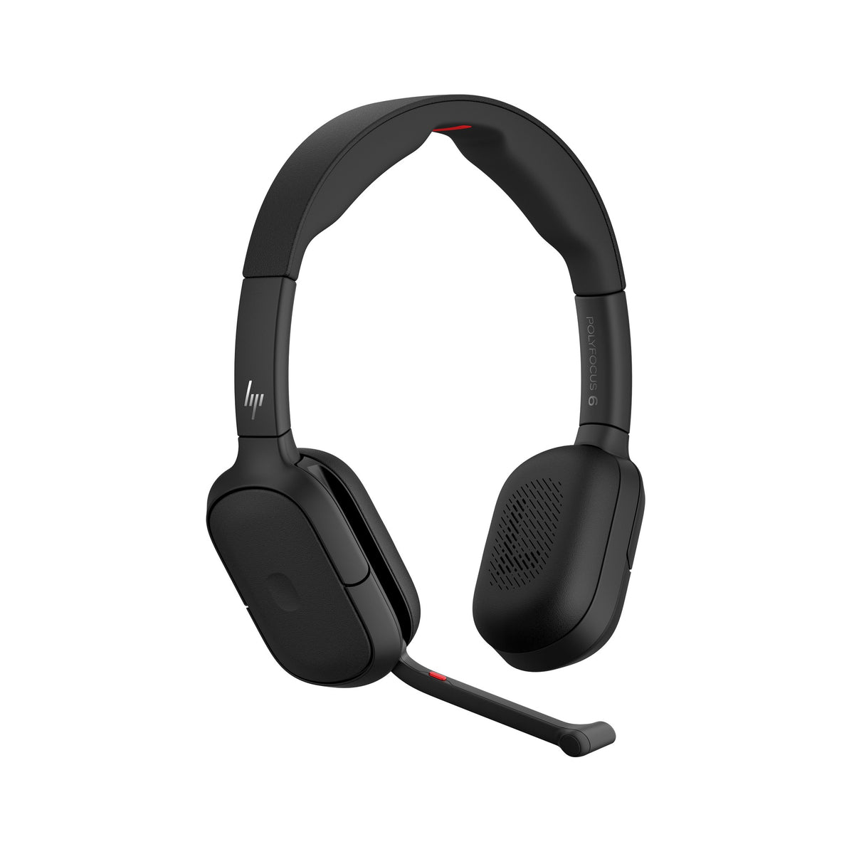 HP Poly Focus 625 stereo Bluetooth headset, USB-C, with wireless charge stand (C56XXAA) - alternate angle