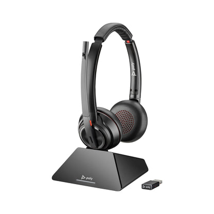 Poly Savi 8220 UC Microsoft Teams stereo DECT headset, USB-A (8D3F5AA) - main product image