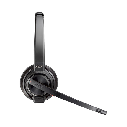 Poly Savi 8220 UC Microsoft Teams stereo DECT headset, USB-A (8D3F5AA) - alternate angle