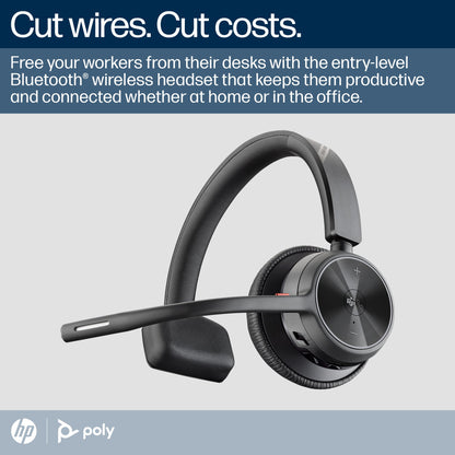 Poly Voyager 4310 Microsoft Teams mono Bluetooth headset with BT700 USB-A dongle and charging stand (77Y93AA) - alternate view