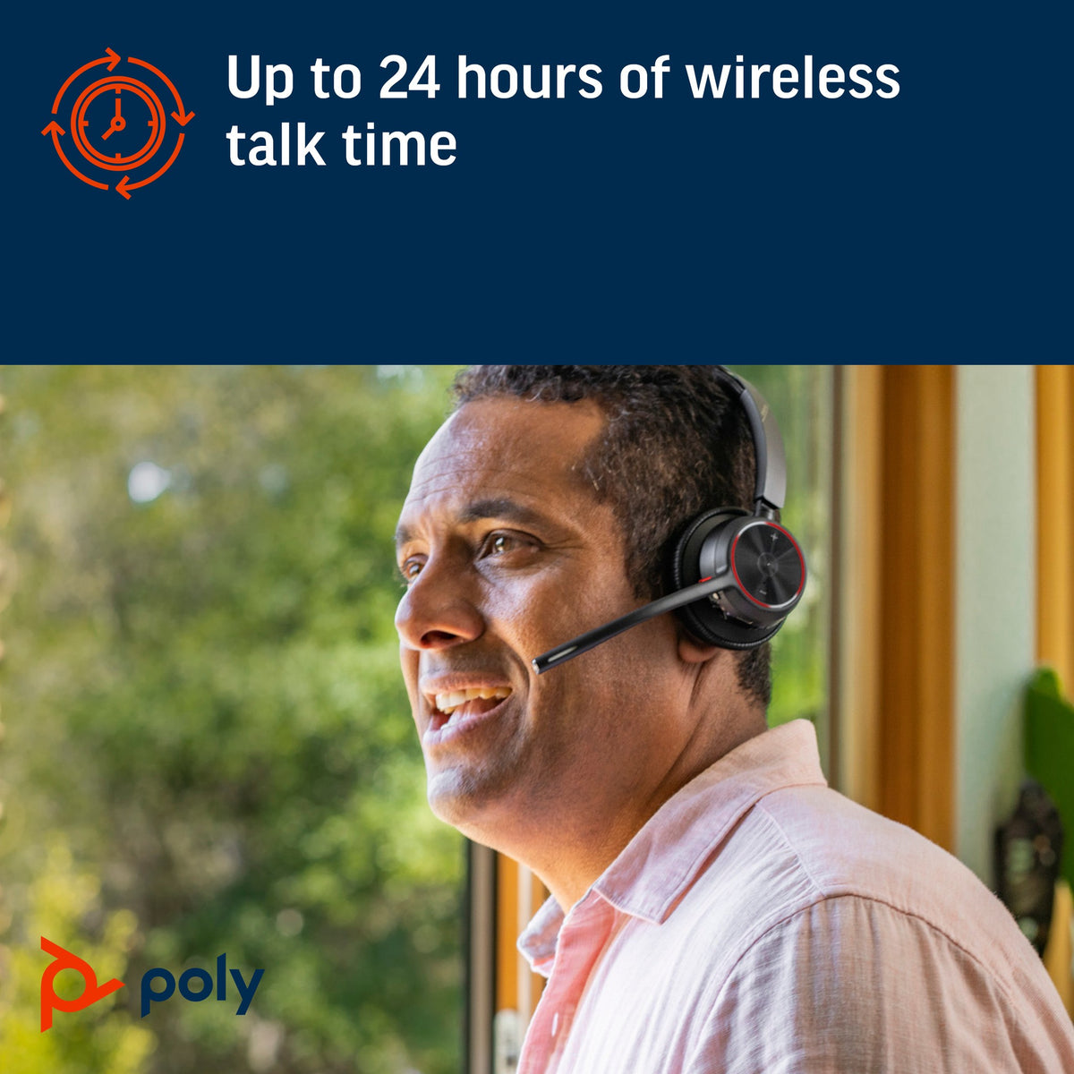 Poly Voyager 4310 Microsoft Teams mono Bluetooth headset with BT700 USB-C dongle (77Y95AA) - additional view
