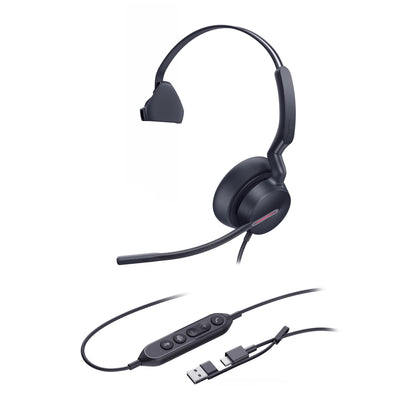 Yealink UH46 Mono Teams USB-C/A Wired Headset (1308184) view 3