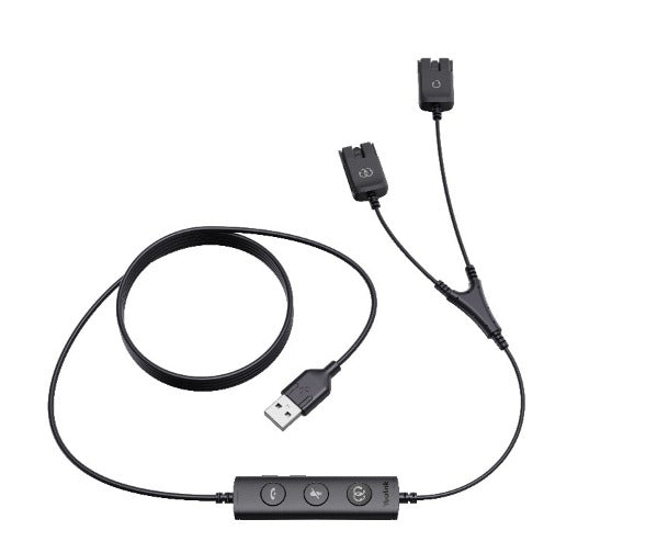 Yealink USB to QD Trainer Y-Cable for YHS Headsets (1300084) product photo