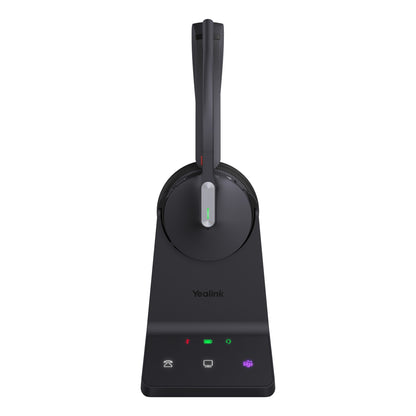 Yealink WH64 Teams stereo DECT and Bluetooth headset with base, USB-C (1208674) - alternate angle